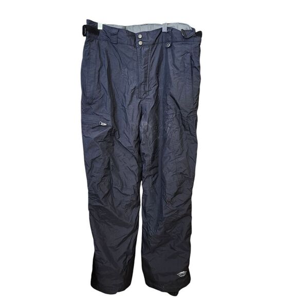 Columbia Sportswear men's black adjustable waist‎ snow ski pants Sz Medium - Picture 2 of 12
